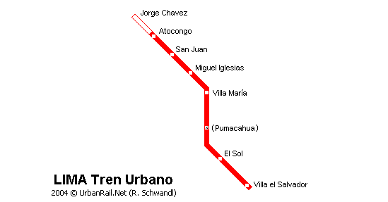 Карта метро Лимы